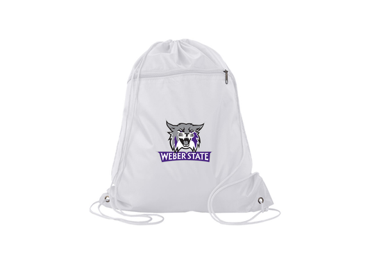 Weber State Wildcats Q-Tees - Polyester Cinchpack