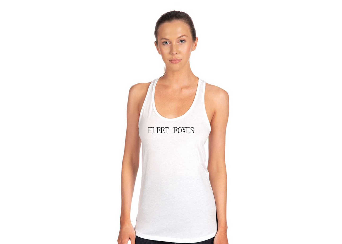 Women's Fleet Foxes Logo Next Level Ideal Racerback Tank