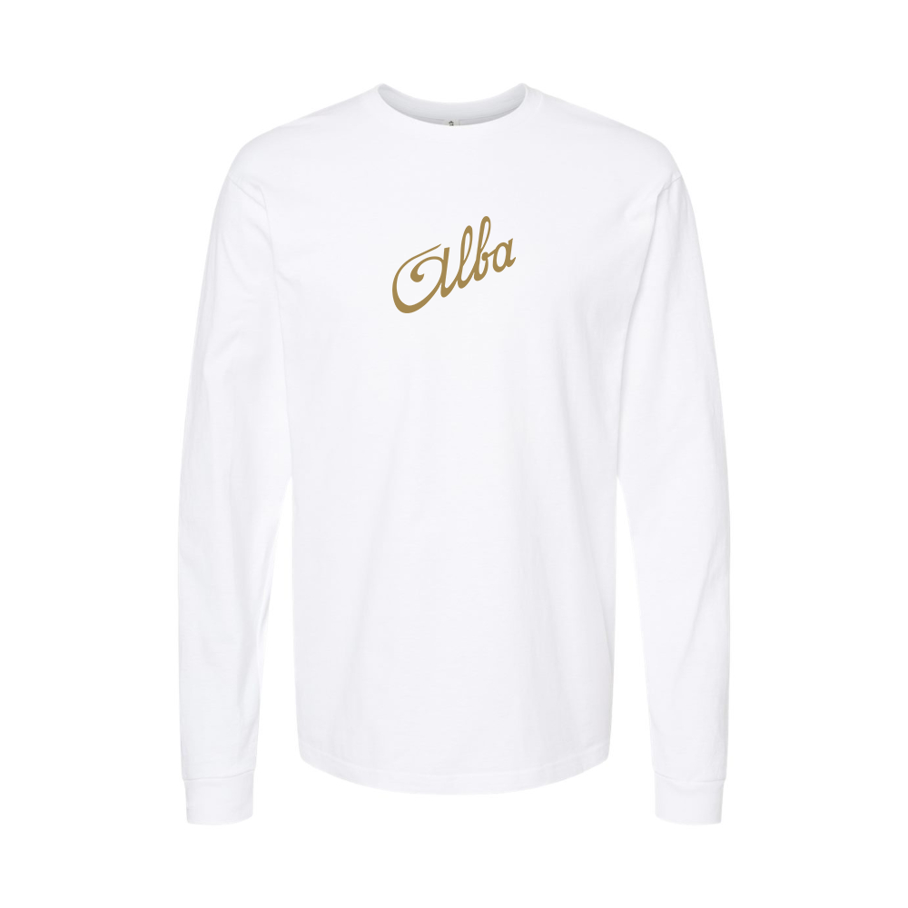 Youth Automobiles Alba Logo Cotton Long Sleeve T-Shirt
