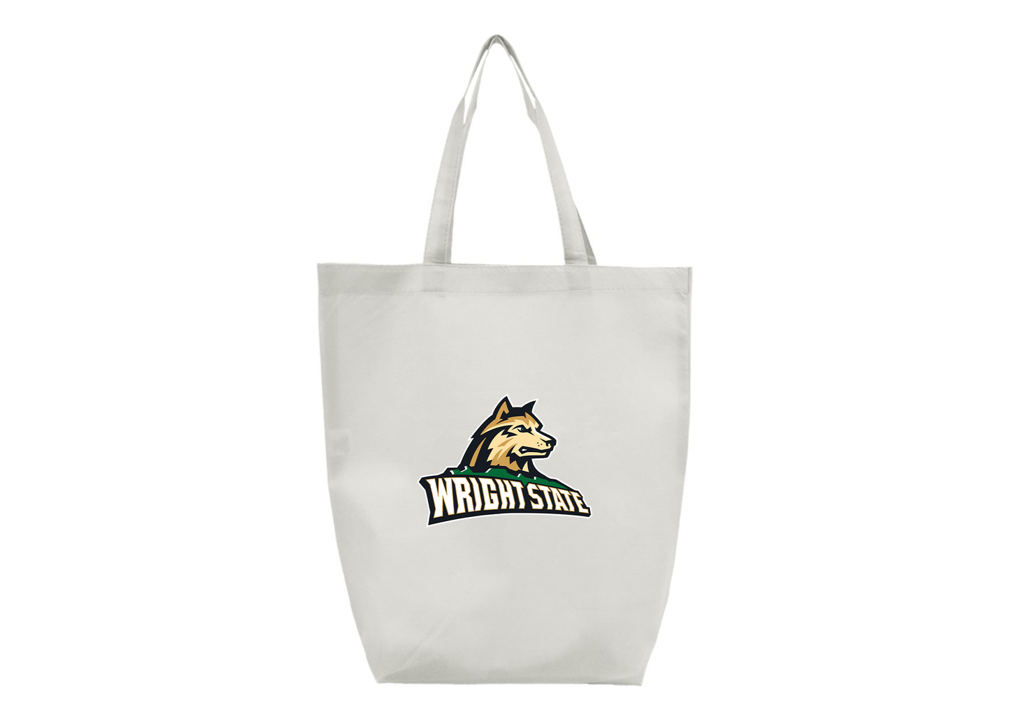 Wright State Raiders Q-Tees Non-Woven Gusset Bottom Tote