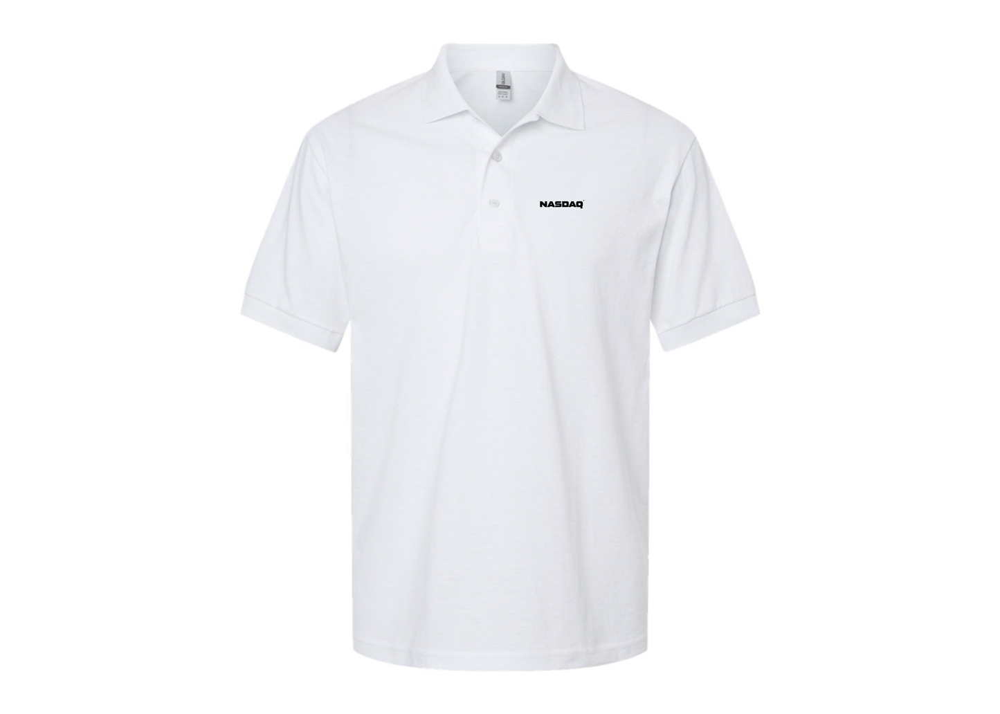 Men's Nasdaq Logo Gildan Dry Blend Jersey Polo