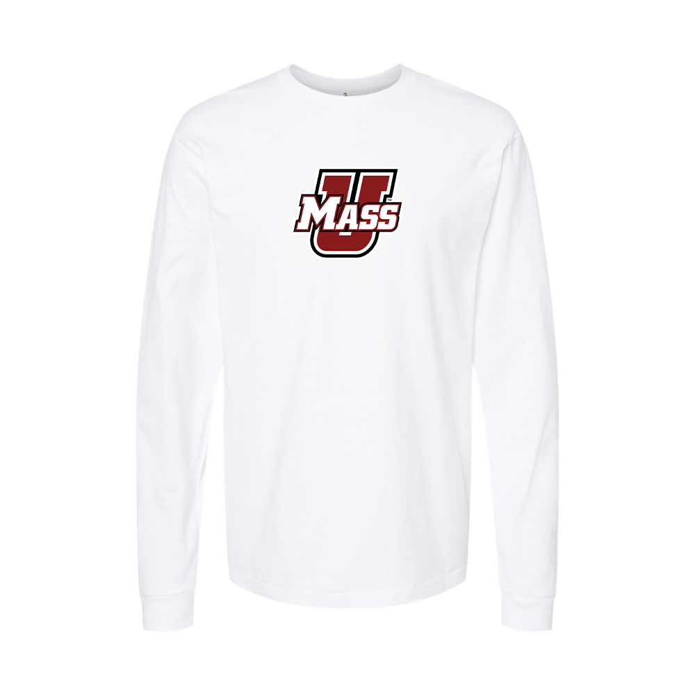 Youth Massachusetts Minutemen Logo Cotton Long Sleeve T-Shirt