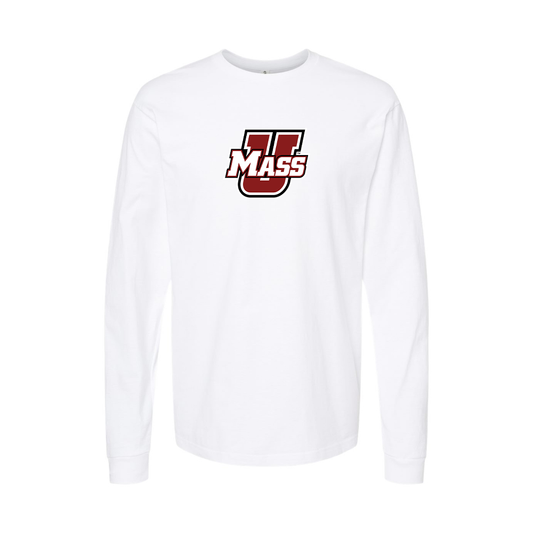 Youth Massachusetts Minutemen Logo Cotton Long Sleeve T-Shirt