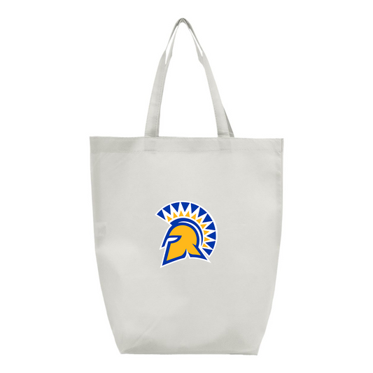San Jose State Spartans Logo Q-Tees Non-Woven Gusset Bottom Tote