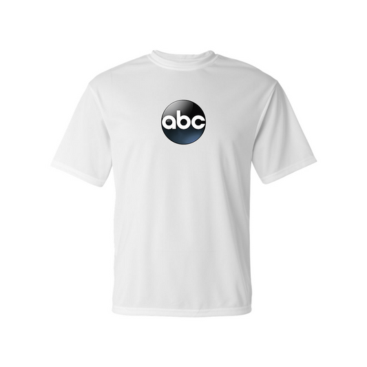 Men's Abc Logo Polyester T-Shirt