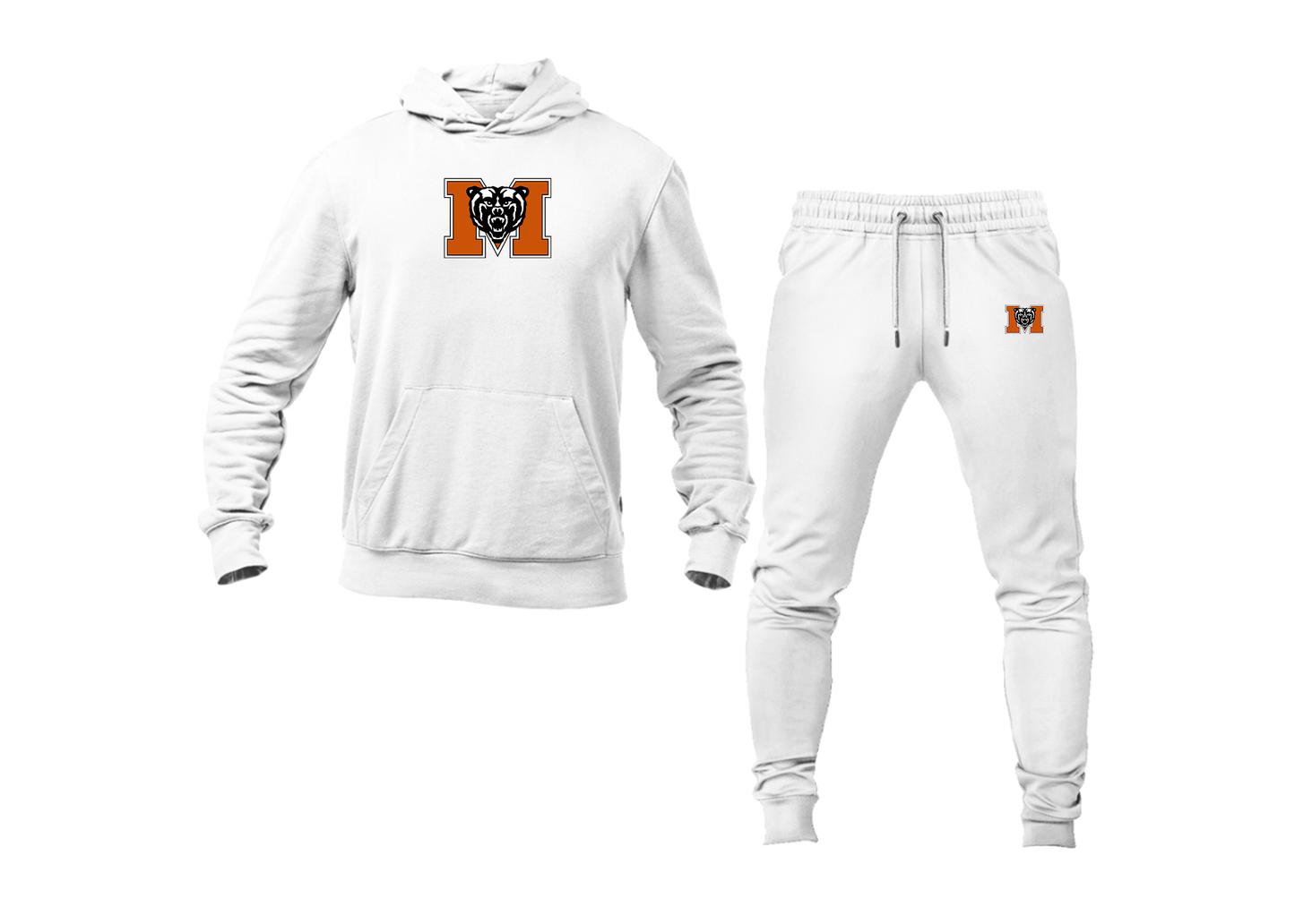 Men's Mercer Bears Logo Hoodie Joggers Set