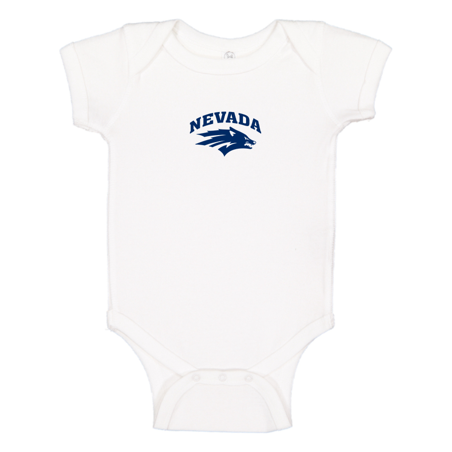 Nevada Wolf Pack Logo Baby Romper Onesie