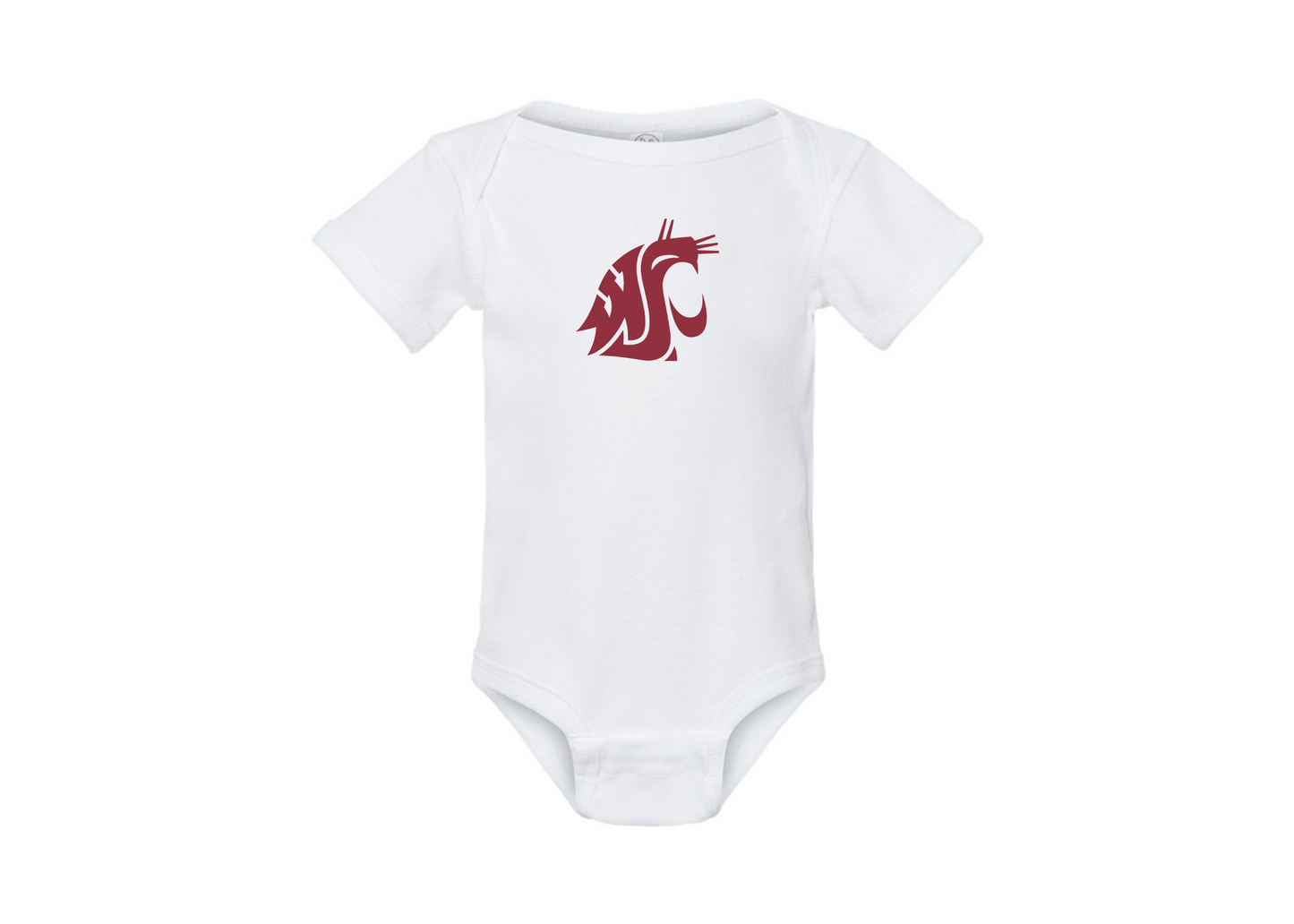 Washington State Cougars Rabbit Skins Infant Baby Rib Bodysuit