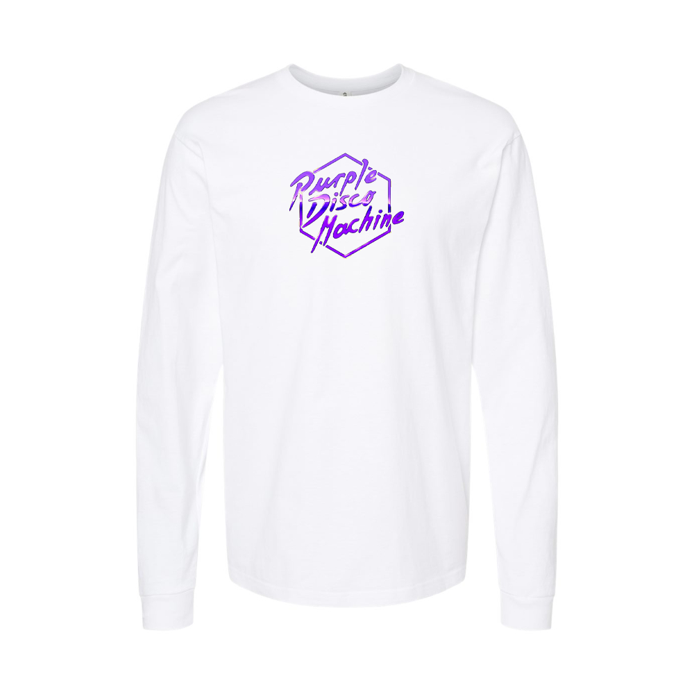 Youth Purple Disco Machine Cotton Long Sleeve T-Shirt