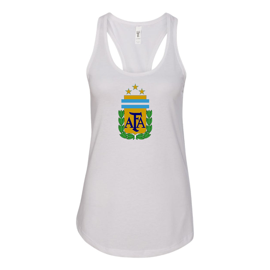 Women's Argentina National Soccer Team Racerback Tank Top