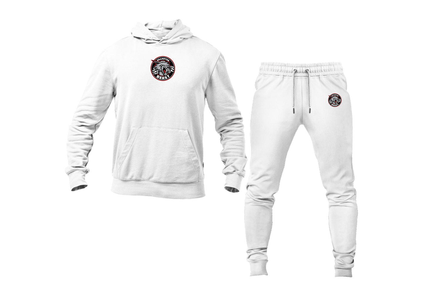 Men's Brampton Beast Logo Hoodie Joggers Set
