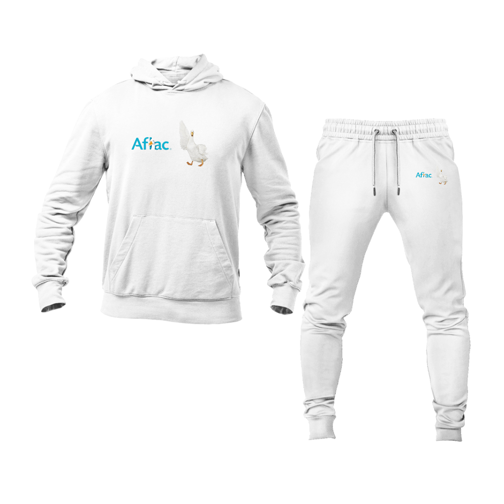 Men's Aflac Logo and Duck Hoodie Joggers Set