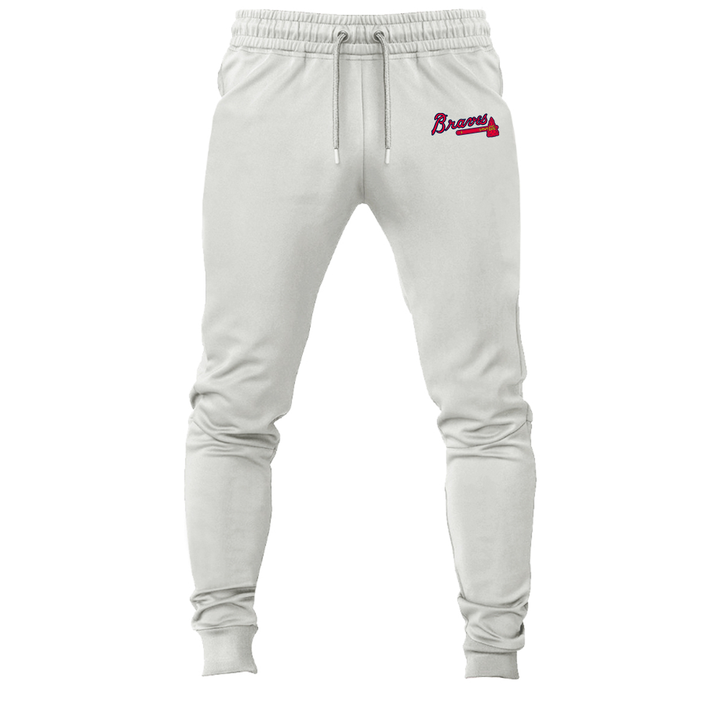 Men's Atlanta Braves Logo Joggers Sweatpants