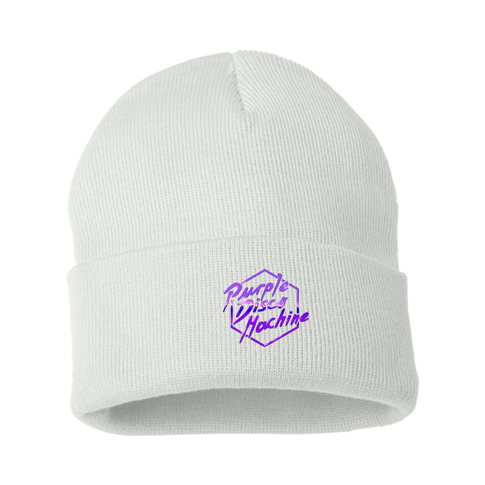 Purple Disco Machine Beanie Hat
