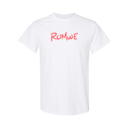 Men's Romwe Logo Cotton T-Shirt