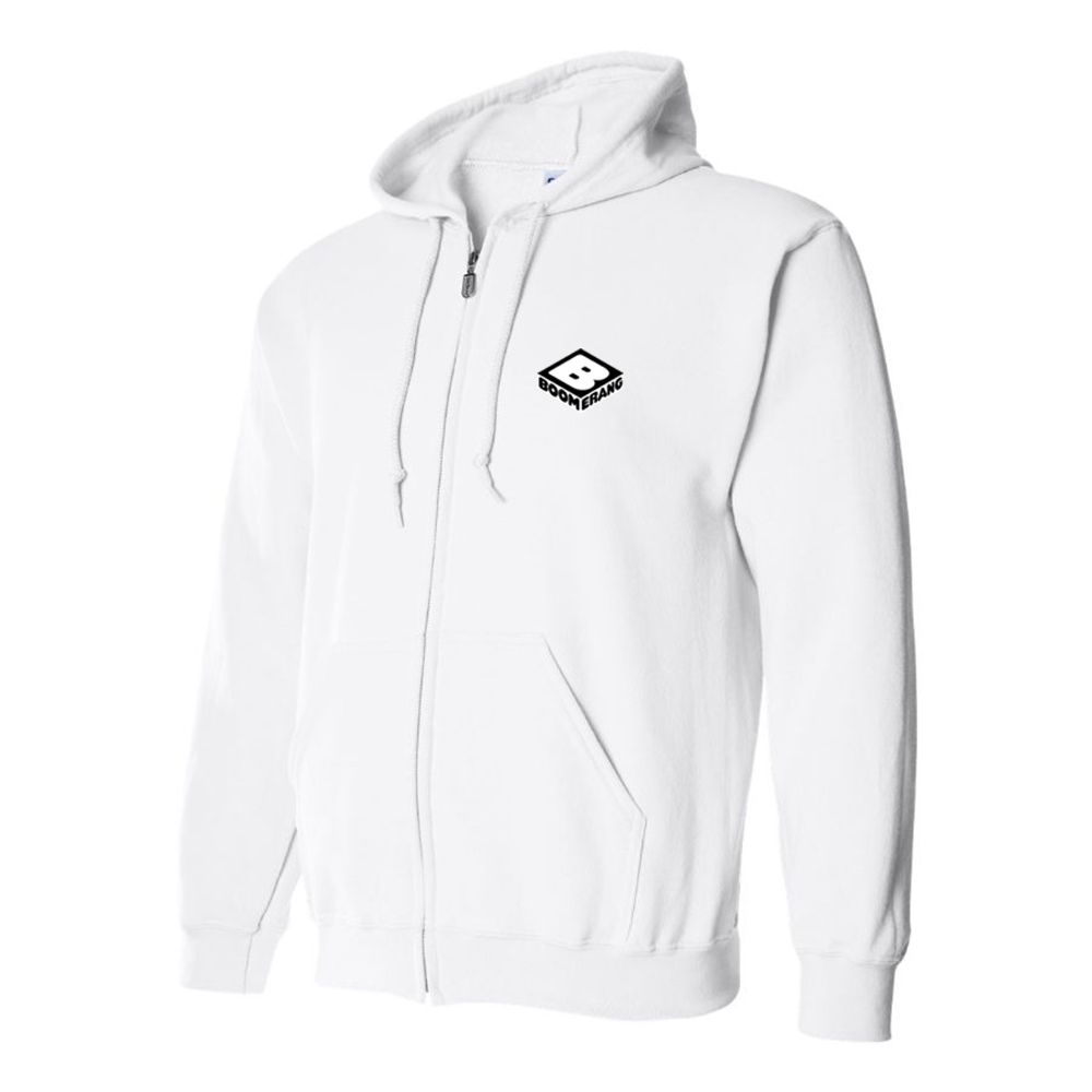 Men's Boomerang Logo Zipper Hoodie