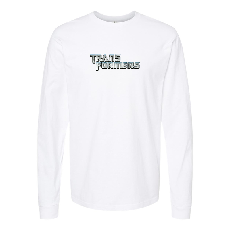 Youth Transformers Logo Cotton Long Sleeve T-Shirt
