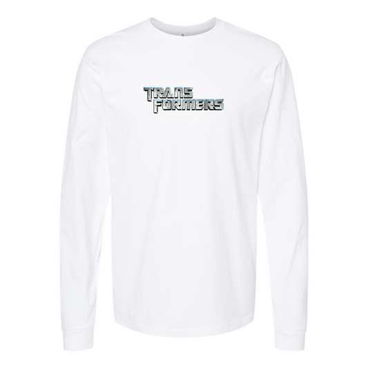 Youth Transformers Logo Cotton Long Sleeve T-Shirt