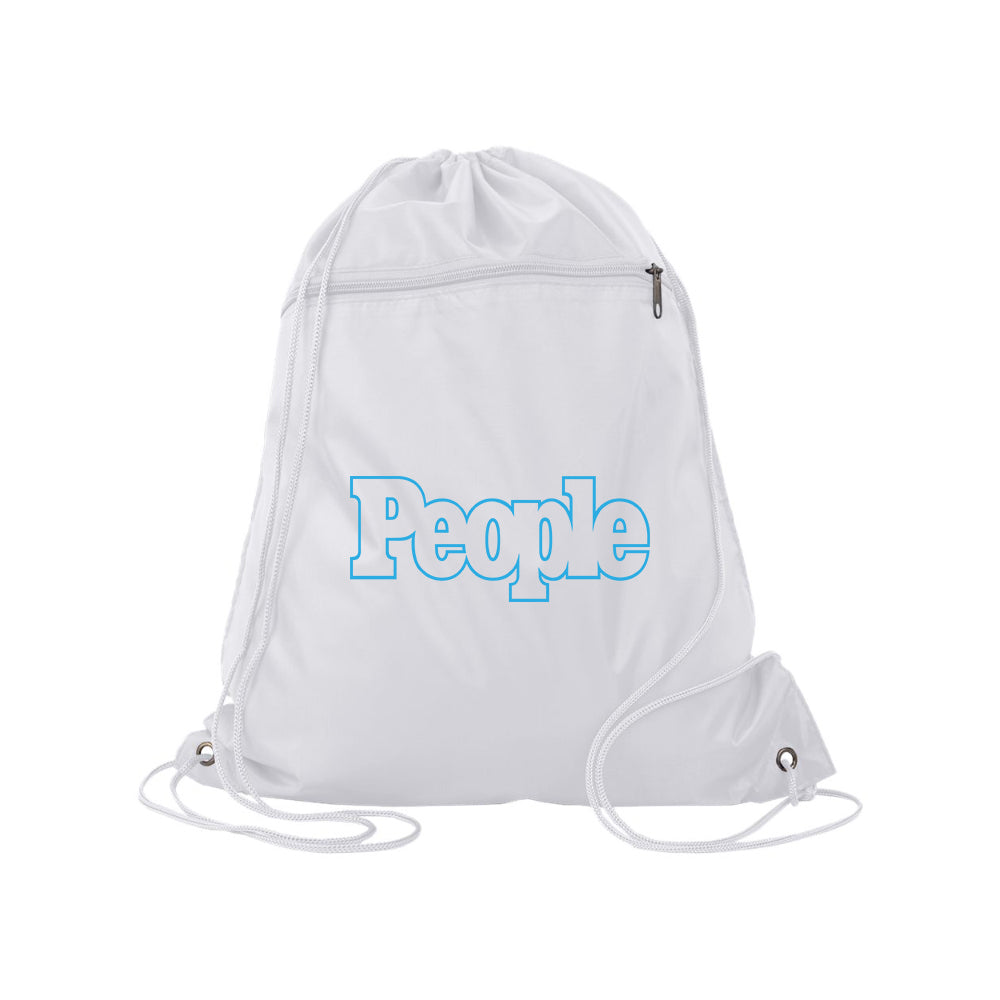 People Magazine Logo Q-Tees - Polyester Cinchpack
