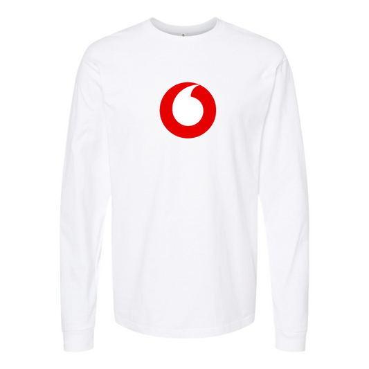 Youth Vodafone Logo Cotton Long Sleeve T-Shirt
