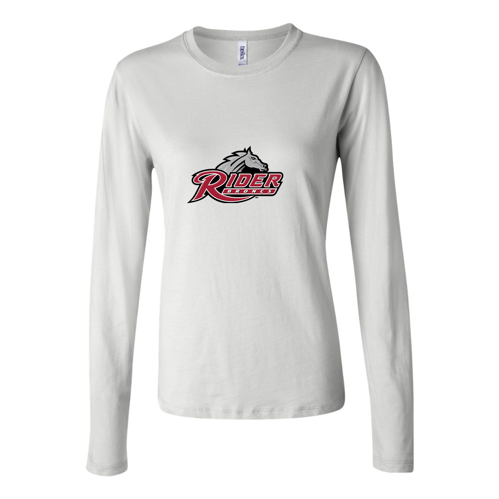BELLA CANVAS Women’s Rider Broncs Logo Jersey Long Sleeve Tee