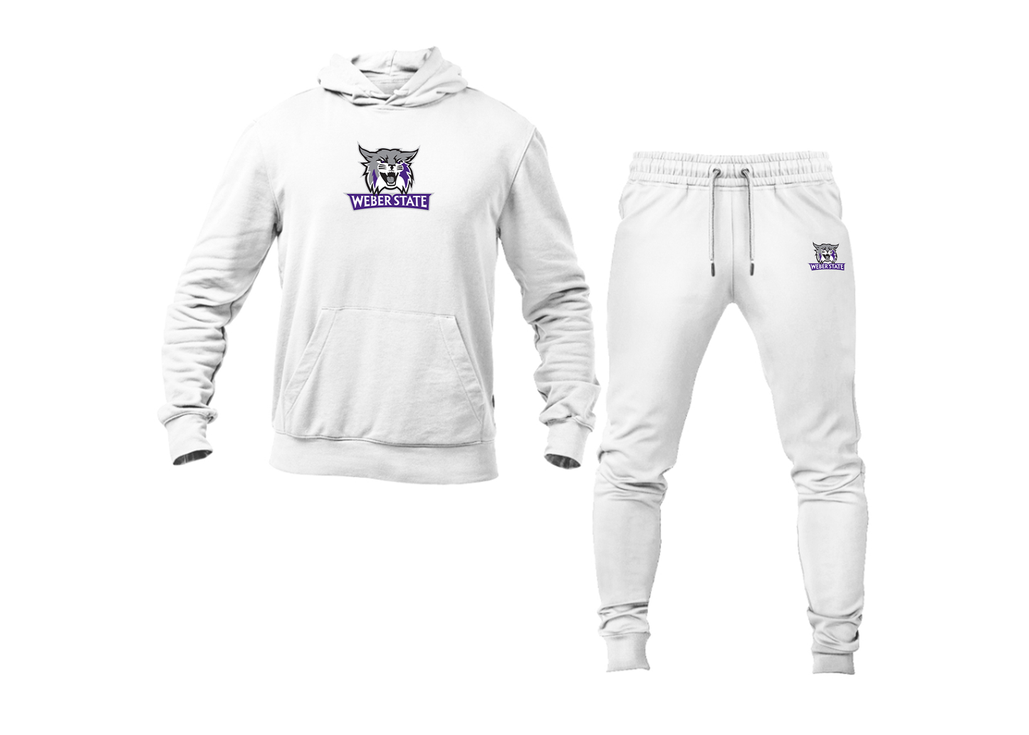 Men's Weber State Wildcats Hoodie Joggers Set