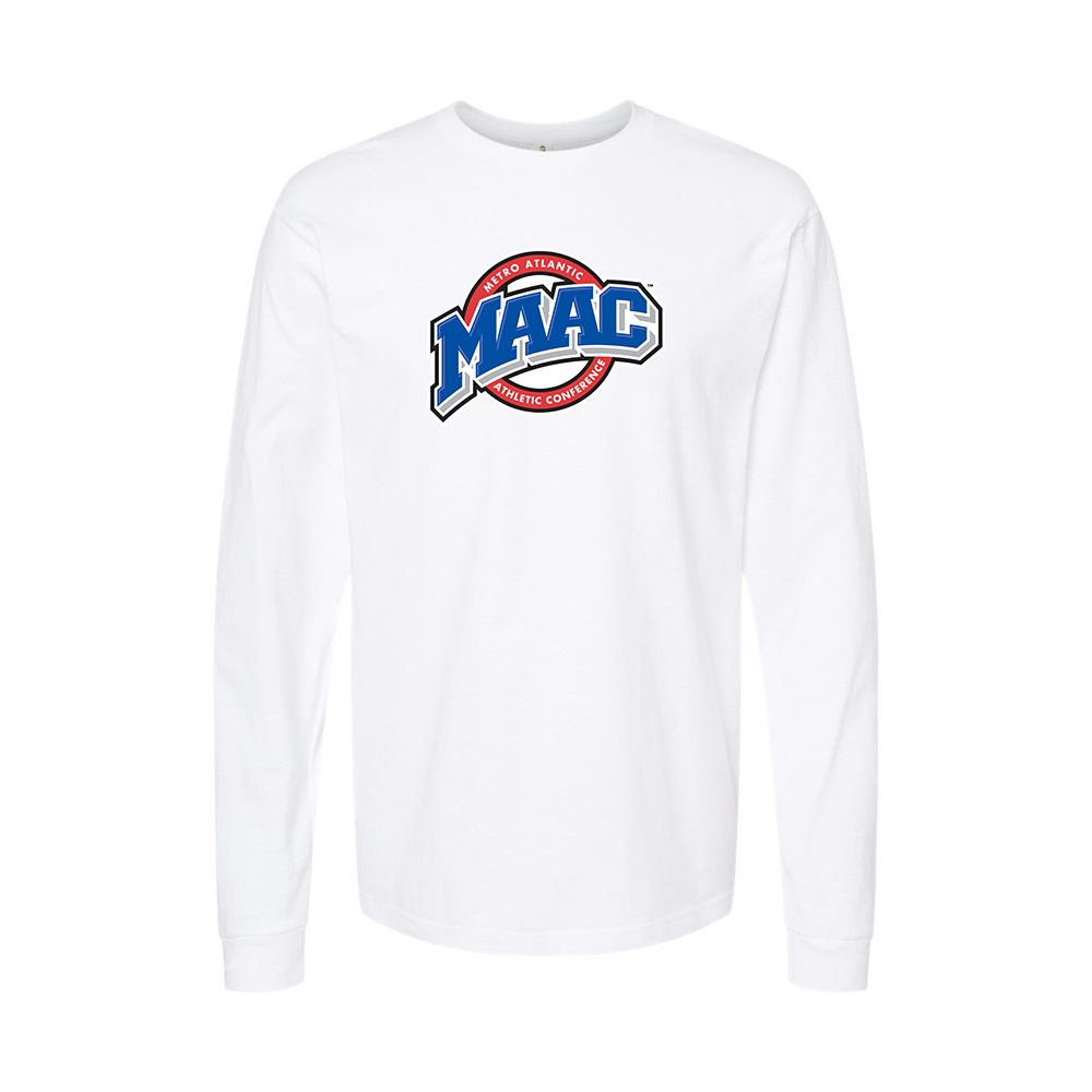 Youth Metro Atlantic Athletic Conference Logo Cotton Long Sleeve T-Shirt