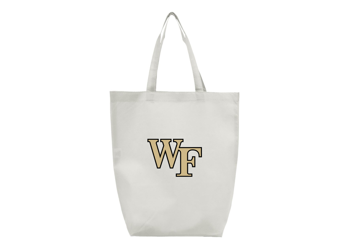 Wake Forest Demon Deacons Q-Tees Non-Woven Gusset Bottom Tote