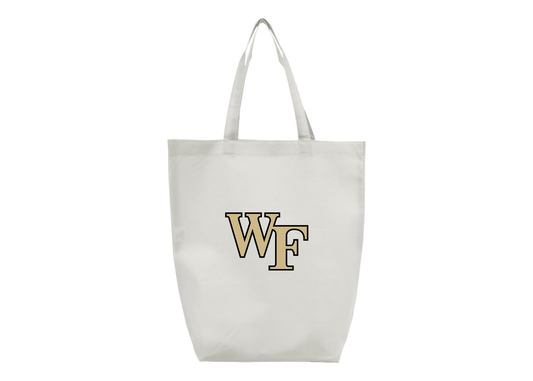 Wake Forest Demon Deacons Q-Tees Non-Woven Gusset Bottom Tote