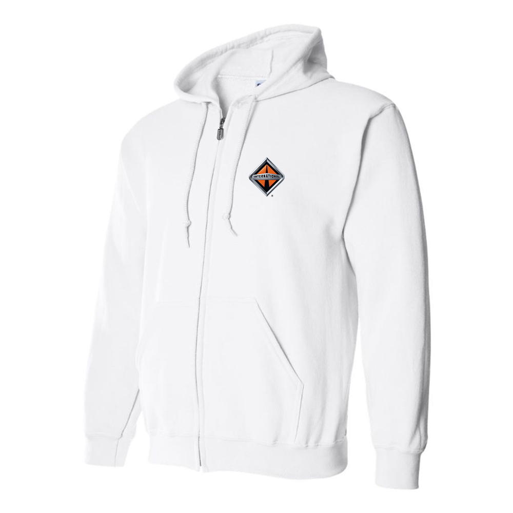 Men's International Trucks Logo Zipper Hoodie