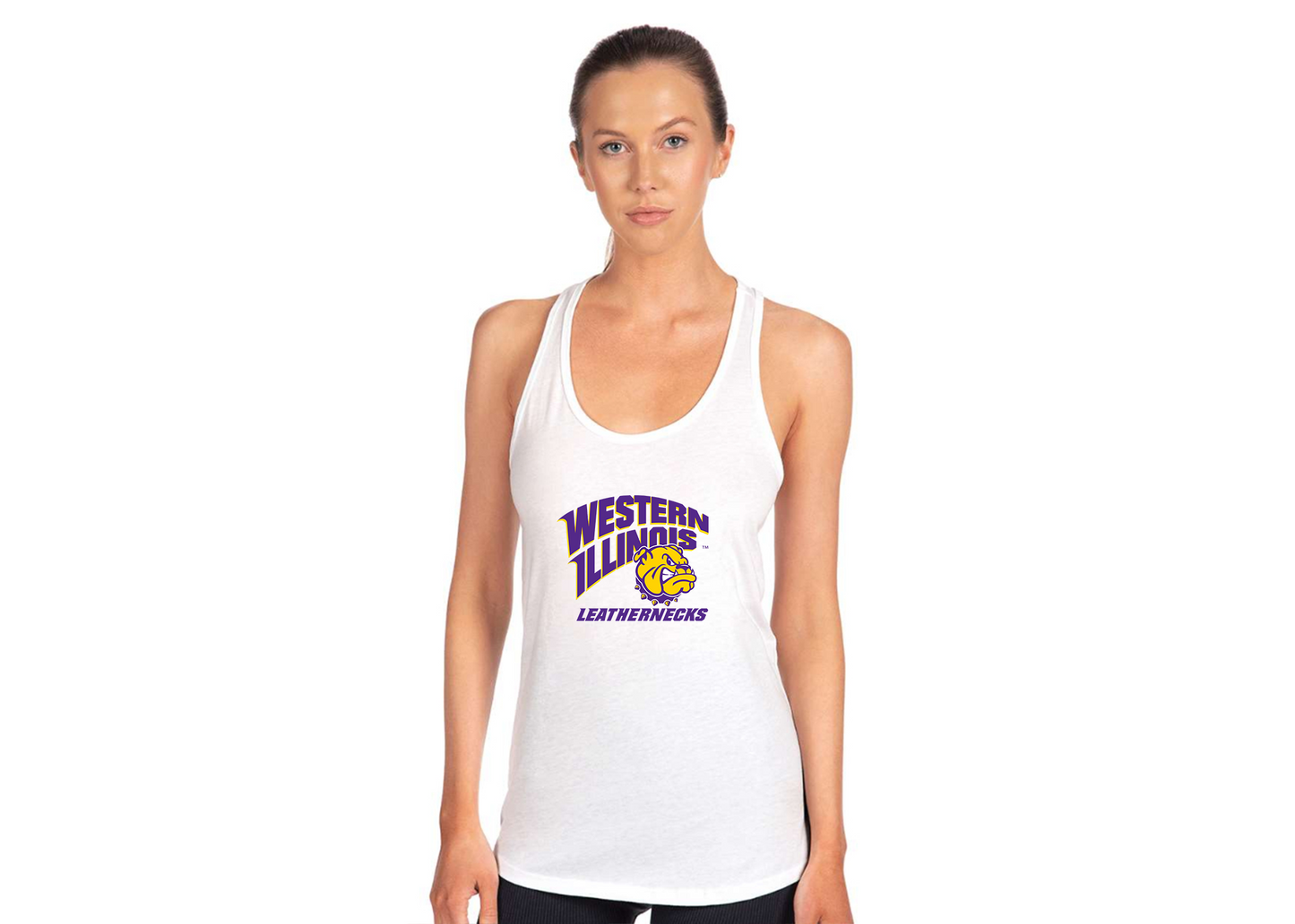 Women's Western Illinois Leathernecks Next Level Ideal Racerback Tank