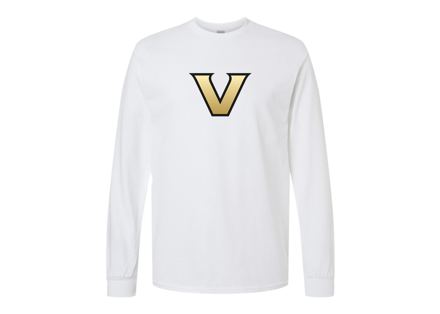 Men's Vanderbilt Commodores Gildan Heavy Cotton Long Sleeve T-Shirt