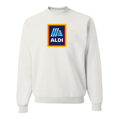 Men's Aldi Logo JERZEES NuBlend Crewneck Sweatshirt