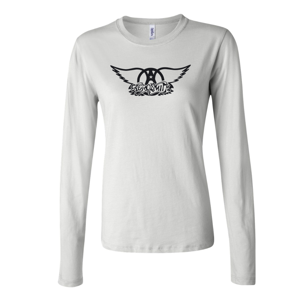 BELLA CANVAS Women’s Aerosmith Logo Jersey Long Sleeve Tee