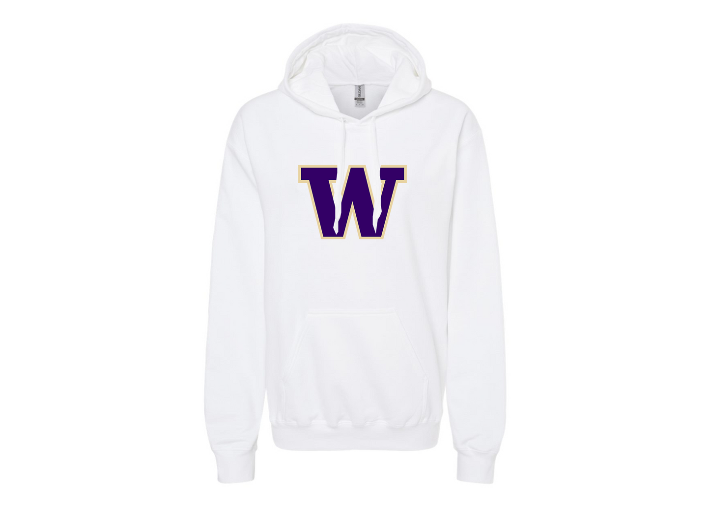 Men's Washington Huskies Softstyle Midweight Hooded Sweatshirt
