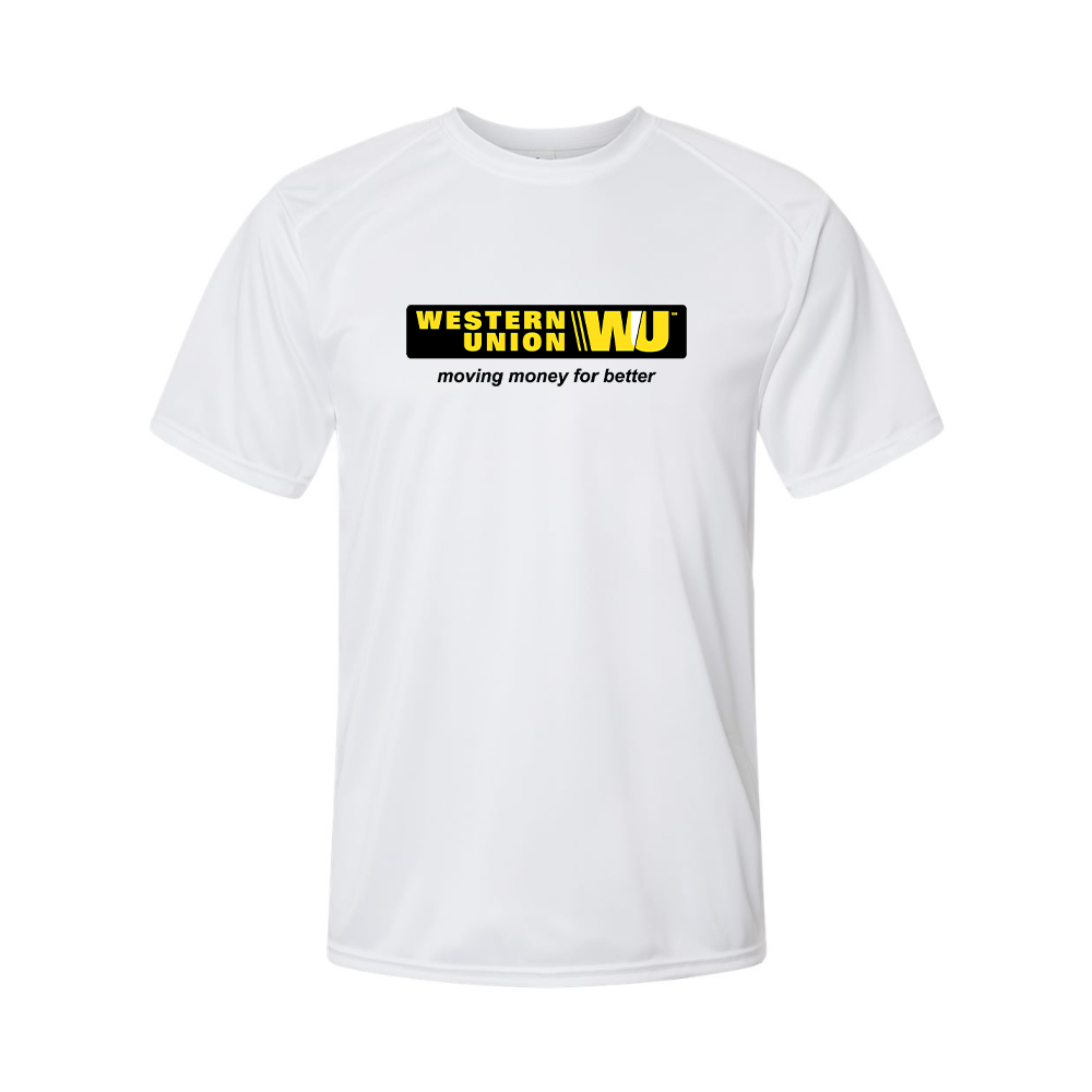 Men's Wastern Union Logo Polyester T-Shirt