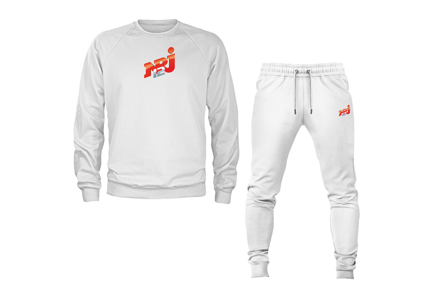 Men's NRJ 12 Logo Crewneck Sweatshirt Joggers Suit