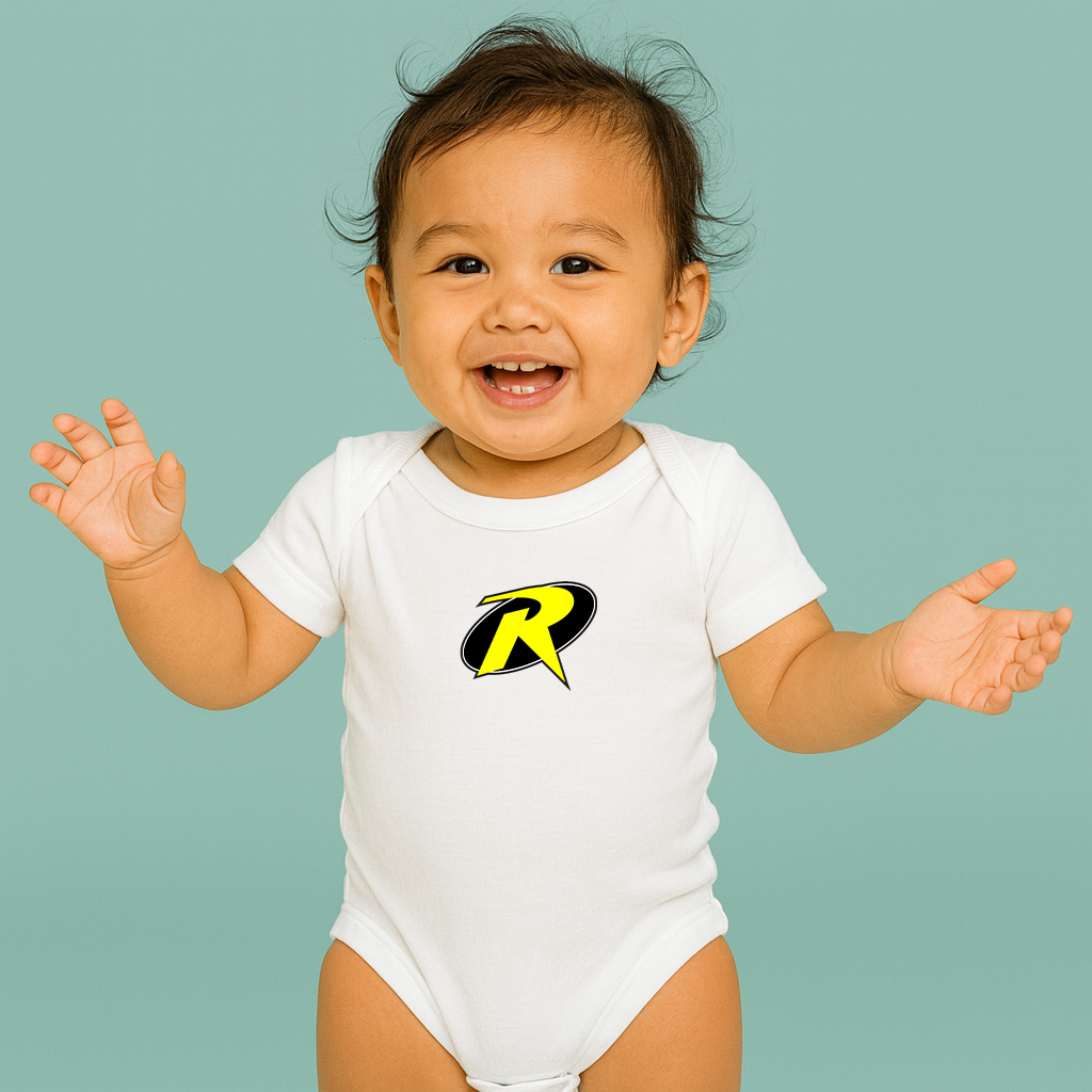 Robin DC Comics Superhero Baby Romper Onesie