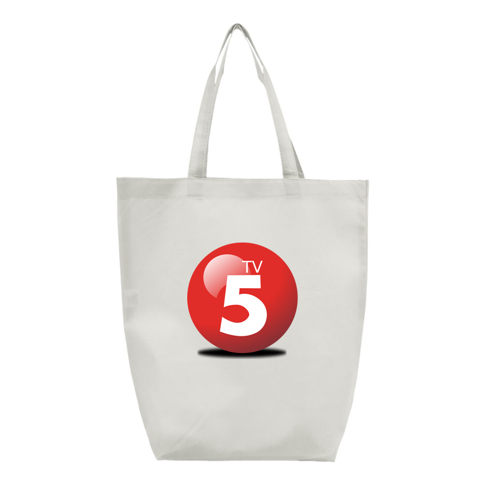 ABC TV5 Logo Q-Tees Non-Woven Gusset Bottom Tote