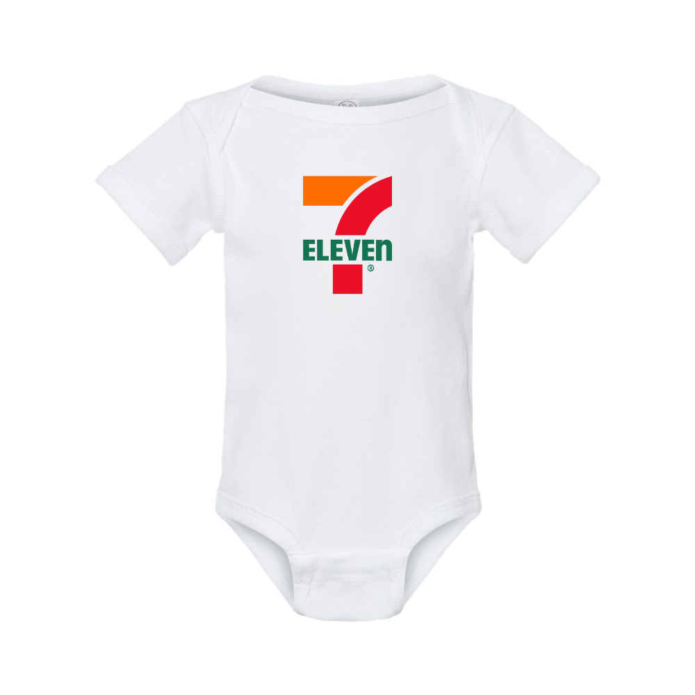 7 Eleven Logo  Rabbit Skins Infant Baby Rib Bodysuit