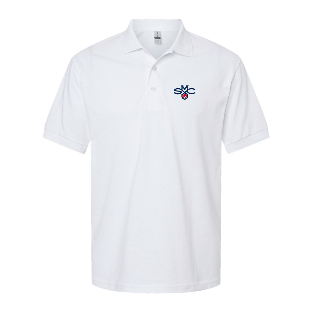 Men's Saint Marys Gaels Logo Gildan Dry Blend Jersey Polo