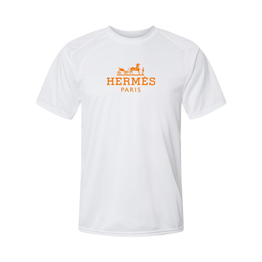Men's Hermès Logo Polyester T-Shirt