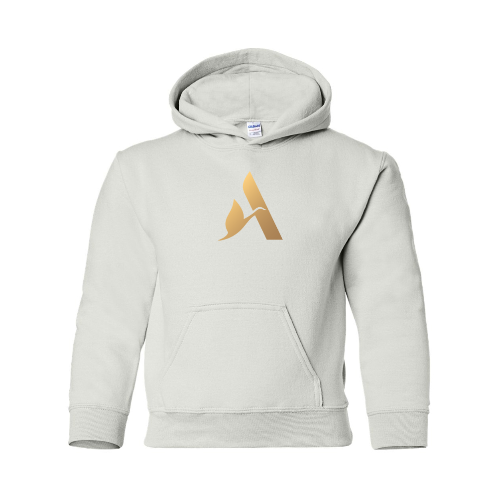 Youth Accor Golden Logo Gildan Heavy Blend  Hooded Sweatshirt