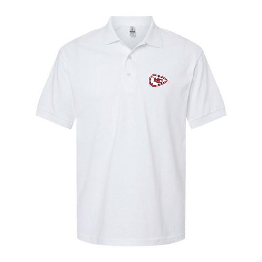 Men's KC Chiefs Logo Dry Blend Polo