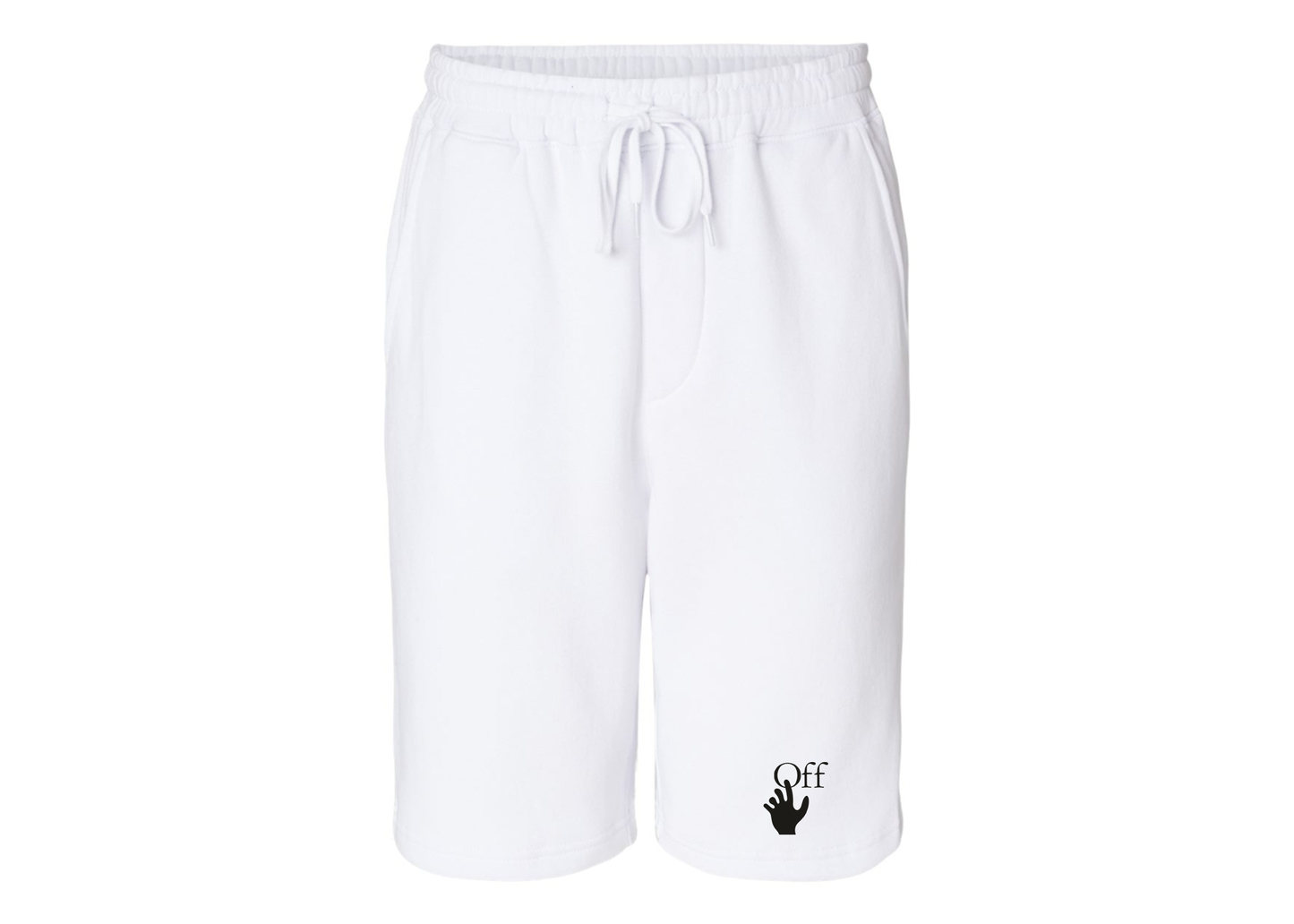 Men's Off-White Hand Independent Trading Co Midweight Fleece Shorts