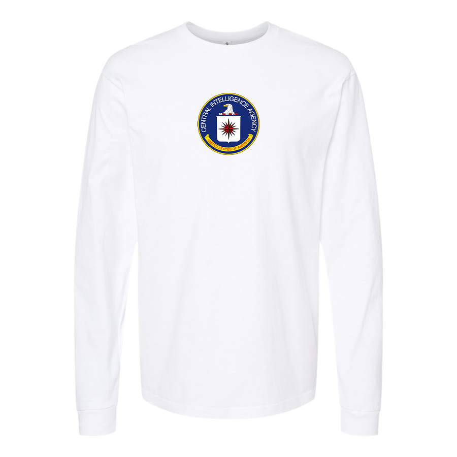 Youth CIA Logo Cotton Long Sleeve T-Shirt