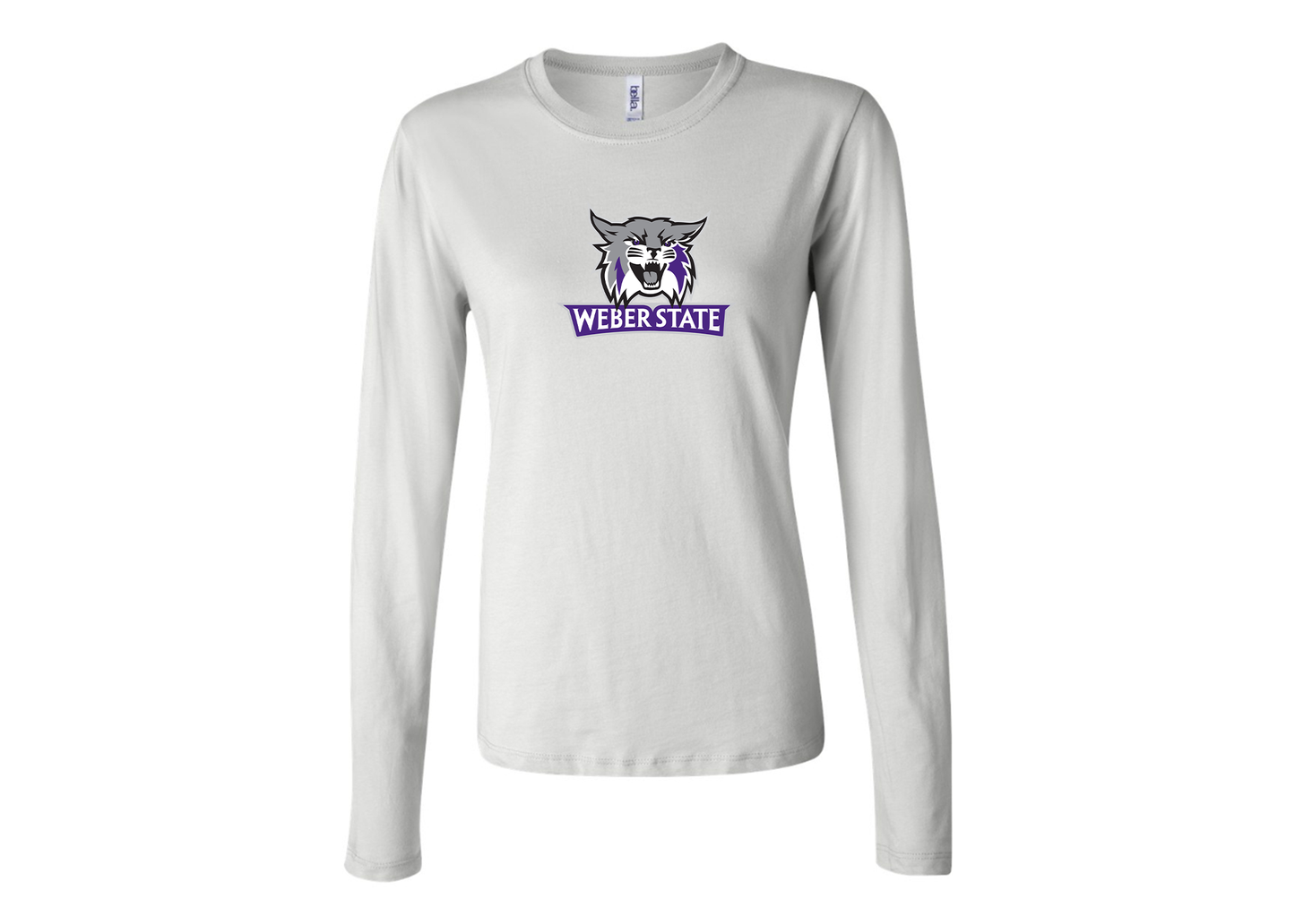 BELLA CANVAS Women’s Weber State Wildcats Jersey Long Sleeve Tee