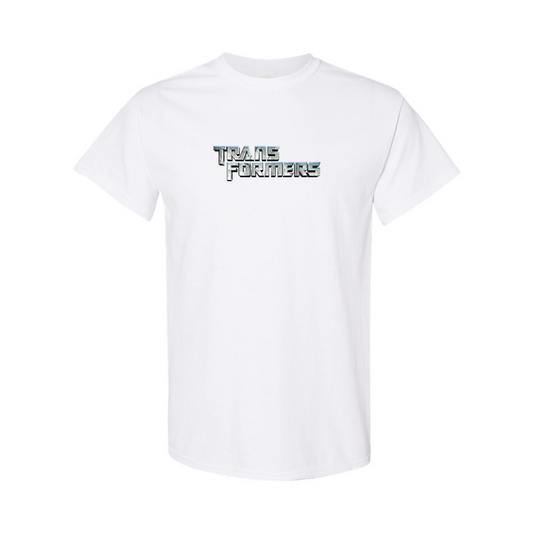 Men's Transformers Logo Cotton T-Shirt
