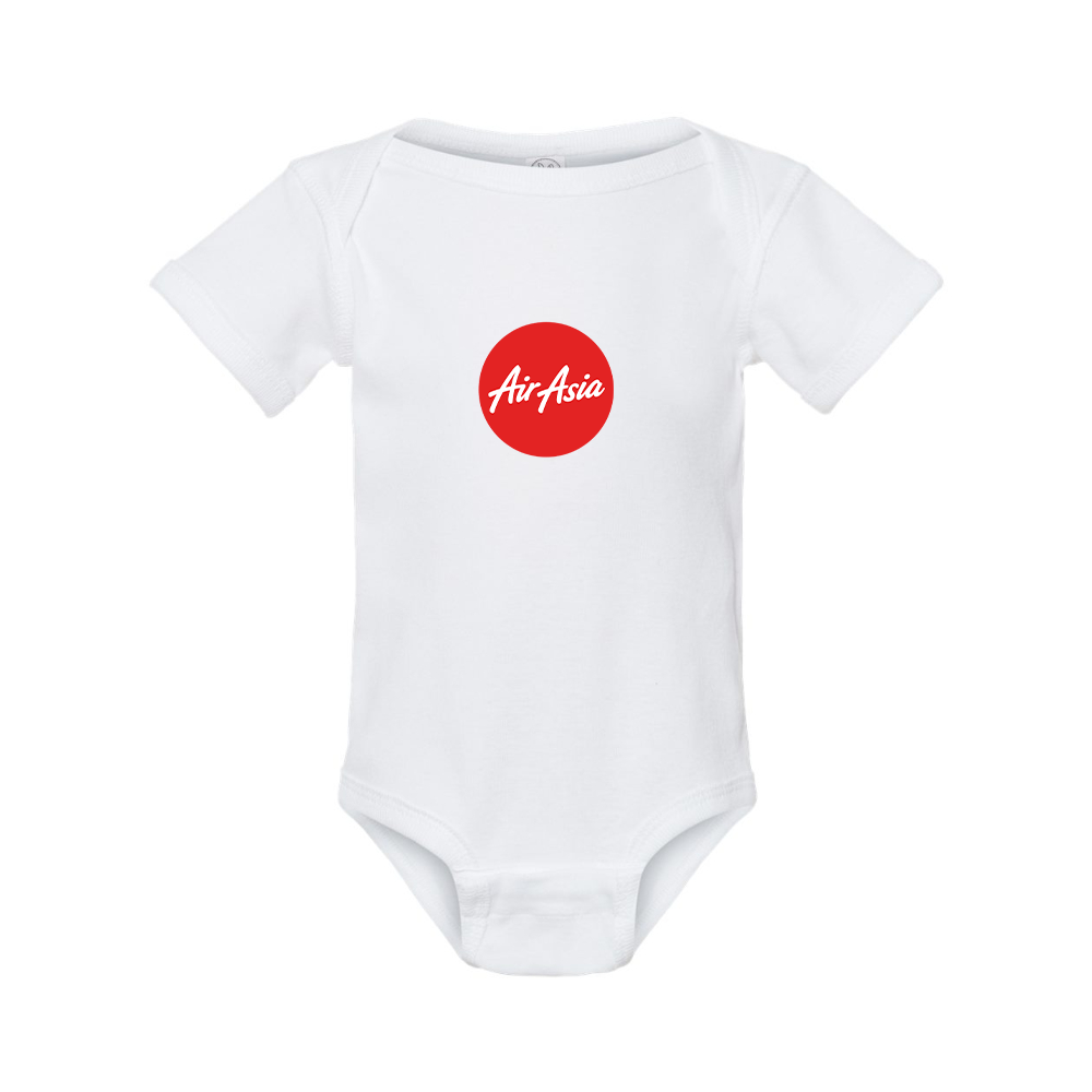 Air Asia Logo  Rabbit Skins Infant Baby Rib Bodysuit