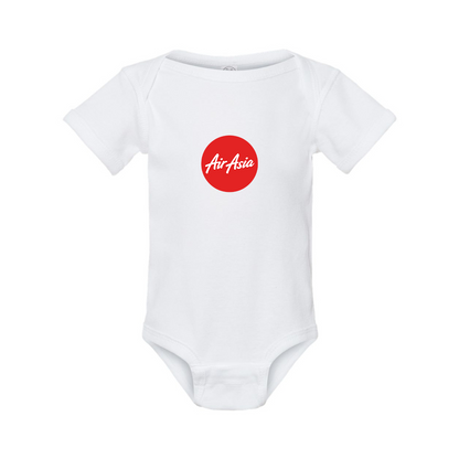 Air Asia Logo  Rabbit Skins Infant Baby Rib Bodysuit
